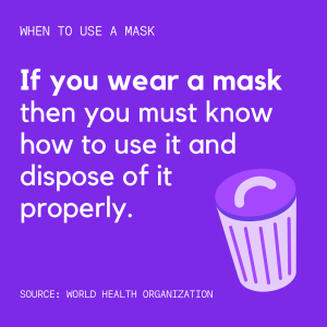Purple When to Wear a Mask Coronavirus Instagram Post (1)